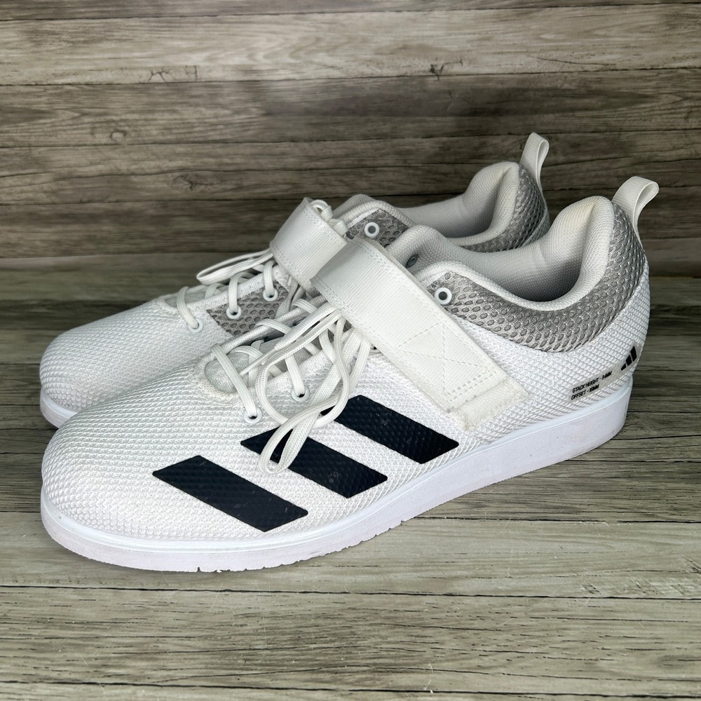 Adidas Powerlift 5 Weight/Powerlifting Shoes Trainers White GY8919 Mens 12.5